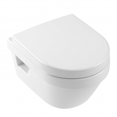 Villeroy & Boch Architectura Compact Rimless Wall Hung Toilet with Soft Close Seat