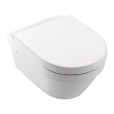 Villeroy & Boch Architectura Smooth Wall Hung Toilet with Soft Close Seat