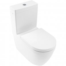 Villeroy & Boch Architectura Rimless Close Coupled Toilet with Push Button Cistern - Standard Seat