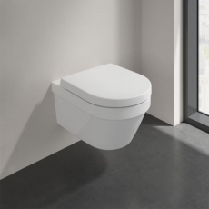 Villeroy & Boch Architectura Rimless Wall Hung Toilet - Soft Close Seat