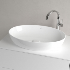 Villeroy & Boch Artis Oval Sit-On Countertop Basin 610mm Wide - 0 Tap Hole