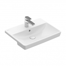 Villeroy & Boch Avento Semi-Recessed Basin 550mm Wide - 1 Tap Hole
