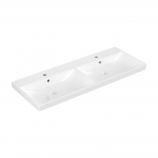 Villeroy & Boch Avento Double Basin 1200mm Wide - 2 Tap Hole
