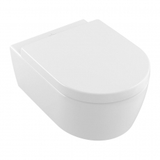 Villeroy & Boch Avento Rimless Wall Hung Toilet with Soft Close Seat