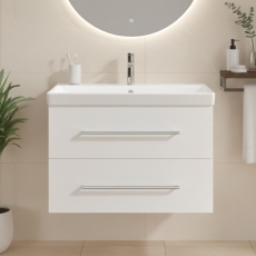 Villeroy & Boch Avento 800mm 2-Drawer Wall Hung Vanity Unit with Basin