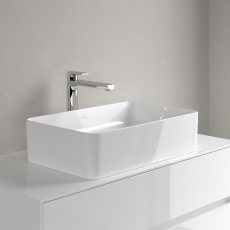 Villeroy & Boch Collaro Rectangular Sit-On Countertop Basin 560mm Wide - 0 Tap Hole