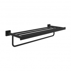 Villeroy & Boch Elements Striking Towel Rack 595mm Wide - Matt Black