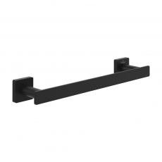 Villeroy & Boch Elements Striking Straight Towel Rail 345mm Wide - Matt Black