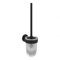 Villeroy & Boch Elements Tender Toilet Brush and Holder - Matt Black