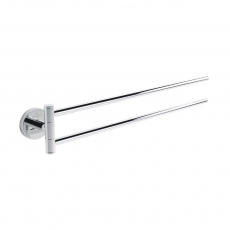 Villeroy & Boch Elements Tender Towel Holder with Double Arm - Chrome