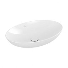 Villeroy & Boch Loop & Friends Oval Sit-On Countertop Basin 620mm Wide - 0 Tap