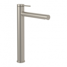 Villeroy & Boch Loop & Friends Tall Basin Mixer Tap without Waste - Brushed Nickel Matt