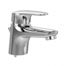 Villeroy & Boch O.novo Start Mini Mono Basin Mixer Tap with Pop Up Waste - Chrome