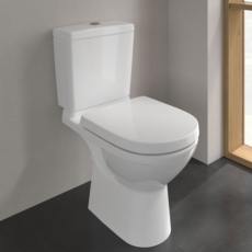Villeroy & Boch O.novo Close Coupled Toilet (inc Soft Close Wrapover Seat)