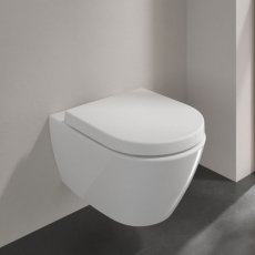 Villeroy & Boch Subway 2.0 Rimless Wall Hung Toilet with Soft Close Seat