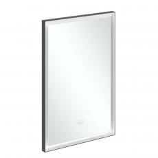 Villeroy & Boch Subway 3.0 LED Bathroom Mirror 750mm H x 600mm W - Black Matt/White Matt