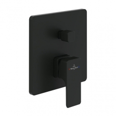 Villeroy & Boch Subway 3.0 Square Concealed Shower Valve with Diverter Single Handle - Matt Black
