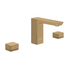 Villeroy & Boch Subway 3.0 Deck Mounted Basin Mixer Tap without Waste - Brushed Gold