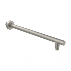 Villeroy & Boch Universal Showers Rain Wall Mounted Round Shower Arm 408mm Length - Brushed Nickel Matt