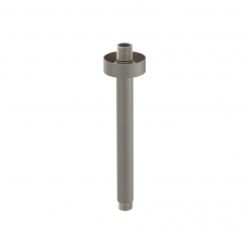 Villeroy & Boch Universal Showers Rain Round Ceiling Mounted Shower Arm - Brushed Nickel Matt