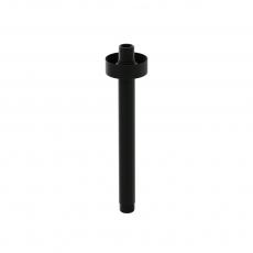 Villeroy & Boch Universal Showers Rain Round Ceiling Mounted Shower Arm - Matt Black