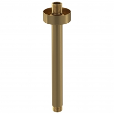Villeroy & Boch Universal Showers Rain Round Ceiling Mounted Shower Arm - Brushed Gold