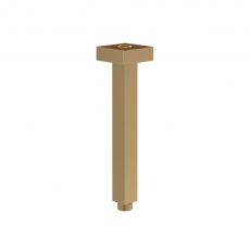 Villeroy & Boch Universal Showers Rain Square Ceiling Mounted Shower Arm - Brushed Gold