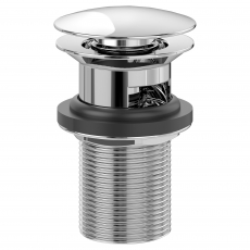 Villeroy & Boch Universal Push Open Basin Waste - Chrome