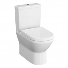 VitrA Integra Round Rimless Close Coupled BTW Toilet (inc Slim Seat)