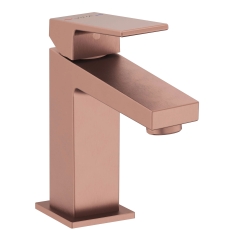 Vitra Minimax Square Basin Mixer Tap - Brushed Bronze