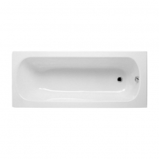 Vitra Optima Single Ended Rectangular Bath 1600mm X 700mm 0 Tap Hole