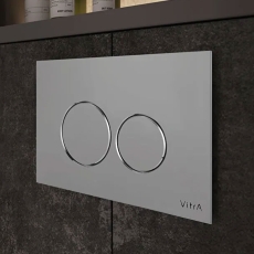 Vitra Root Round Dual Flush Plate