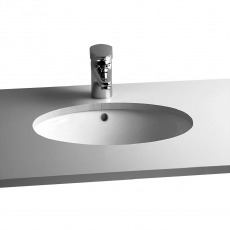 Vitra S20 Compact Under-Counter Basin 470mm Wide 0 Tap Hole