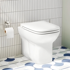 Vitra S20 Back to Wall Toilet - Soft Close Seat