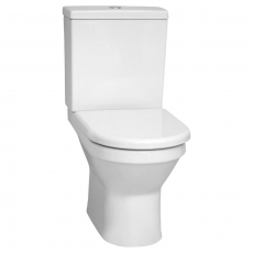 Vitra S50 Open Back Close Coupled Toilet Push Button Cistern - Standard Seat