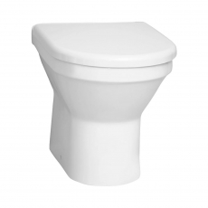 Vitra S50 Back To Wall Toilet Pan - Soft Close Seat