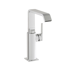 Vitra Suit Single Lever Side Action Tall Basin Mixer Tap - Chrome
