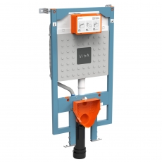 Vitra V-Fix Wall Hung Toilet Frame with Concealed Cistern - 1120mm H x 555mm W