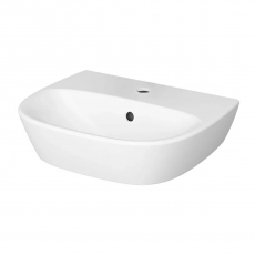 Vitra Zentrum Wall Hung Cloakroom Basin 450mm Wide - 1 Tap Hole