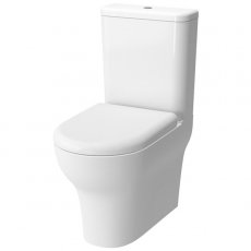 Vitra Zentrum Close Coupled BTW Toilet Push Button Cistern - Standard Seat