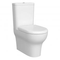 Vitra Zentrum Smoothflush Close Coupled Toilet with Push Button Cistern - Standard Seat