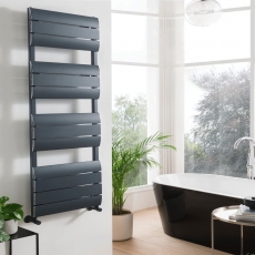 Vogue Astute Anthracite Designer Aluminium Heated Towel Rail