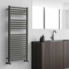 Vogue Focus Metallics Heated Ladder Towel Rail