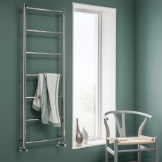 Vogue Galaxy Stainless Steel Heated Ladder Towel Rail