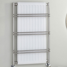 Vogue Nexus III Designer Heated Towel Rail 900mm H x 525mm W - Chrome