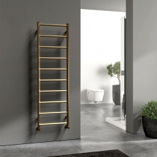 Vogue Rhomba Matt Bronze Designer Aluminium Ladder Towel Rail