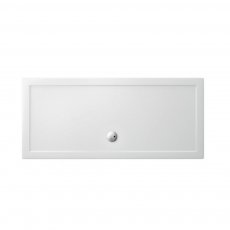 Britton Zamori Rectangular Shower Tray 1800mm x 800mm - White