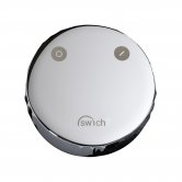 Abode Swich Round Handle Diverter Valve with High Resin Filter - Chrome