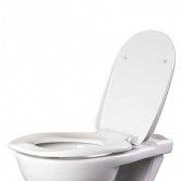 AKW Ergonomic Soft Close Toilet Seat including Cover - White