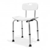AKW Freestanding Shower Seat with Back Support